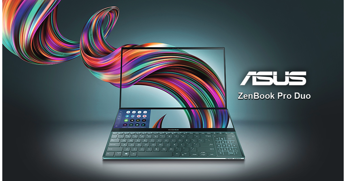 ASUS lanseaza ZenBook Pro Duo, laptopul cu doua ecrane