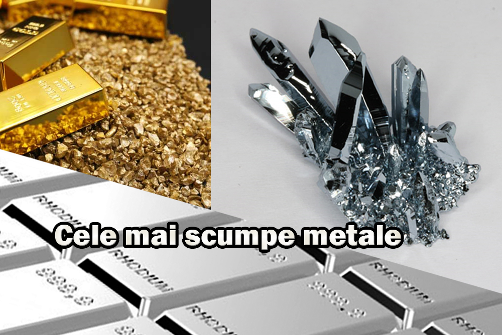 Topul celor mai scumpe metale din lume