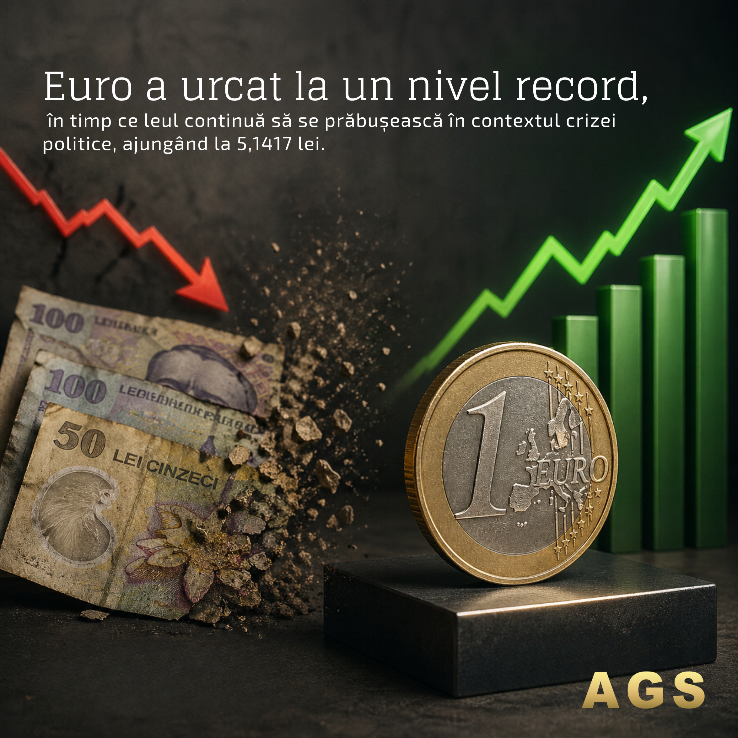 Dincolo de prag: cum a ajuns euro la 5,1004 lei și ce spune acest nivel despre leul românesc